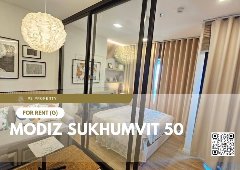 PS65815 – Condo Near BTS On Nut Station For Rent , One bedroom unit at MODIZ Sukhumvit 50