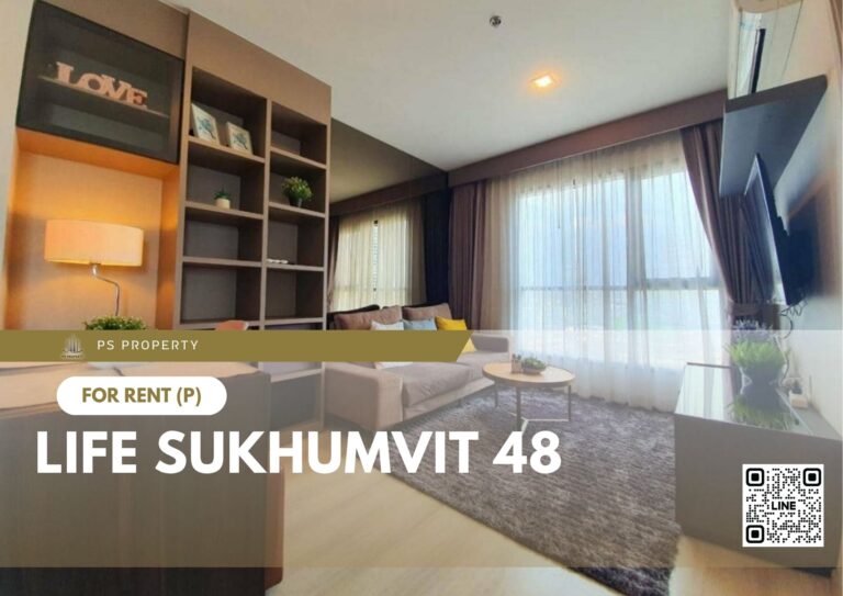 PS64003 – Condo Near BTS Phra Khanong Station For Rent , Two bedroom unit at Life Sukhumvit 48