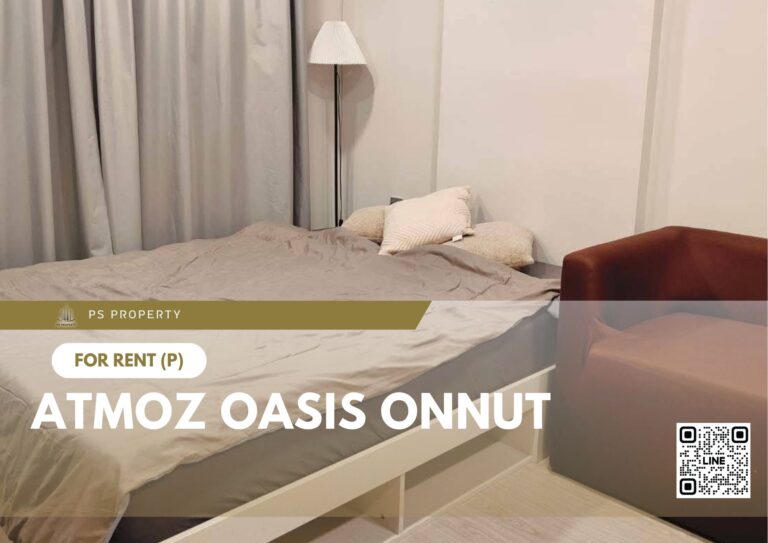 PS73409 – Condo Near MRT Si Nut Station For Rent , One bedroom unit at Atmoz Oasis Onnut