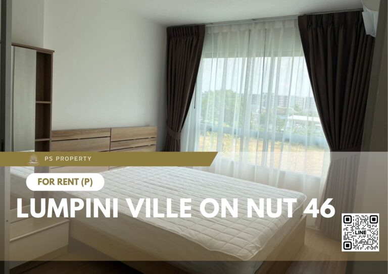 PS67079 – Condo Near BTS On Nut Station For Rent , One bedroom unit at Lumpini Ville On Nut 46
