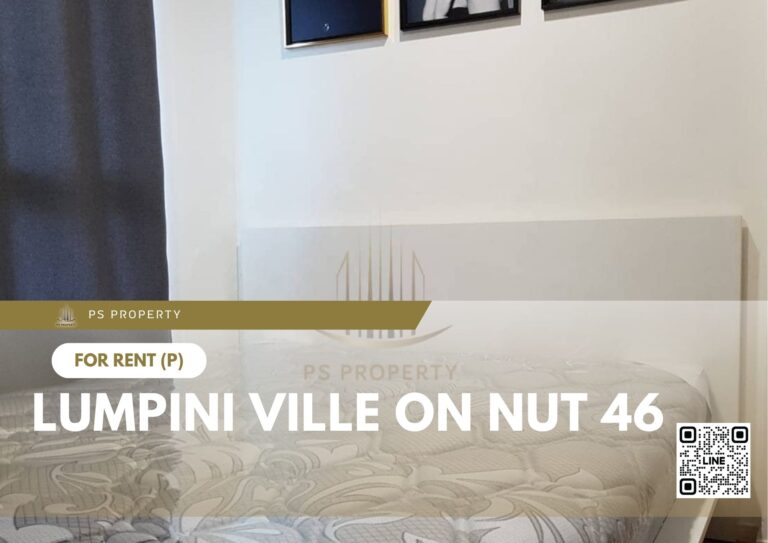 PS49532 – Condo Near BTS On Nut Station For Rent , One bedroom unit at Lumpini Ville On Nut 46