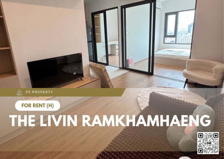 PS69798 – Condo Near MRT Yaek Lam Sali Station For Rent , One bedroom unit at The Livin Ramkhamhaeng
