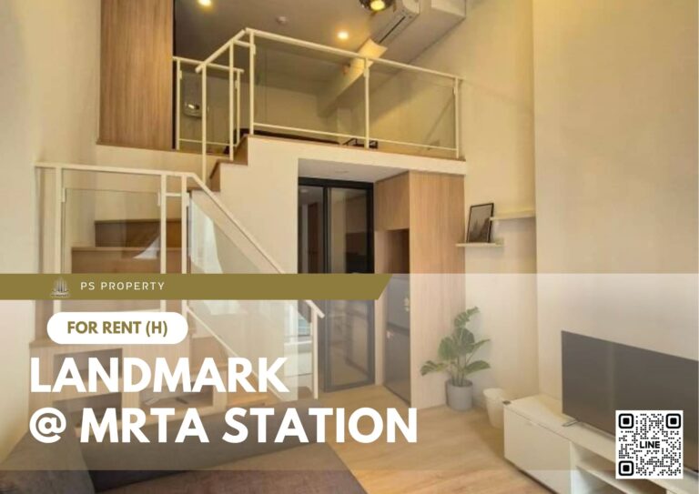 PS74848 – Condo Near MRT Thailand Cultural Centre Station For Rent , One bedroom unit at Landmark @ MRTA Station