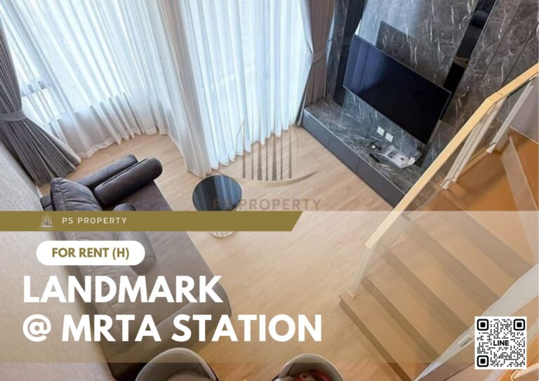 PS43917 – Condo Near MRT Thailand Cultural Centre Station For Rent , One bedroom unit at Landmark @ MRTA Station