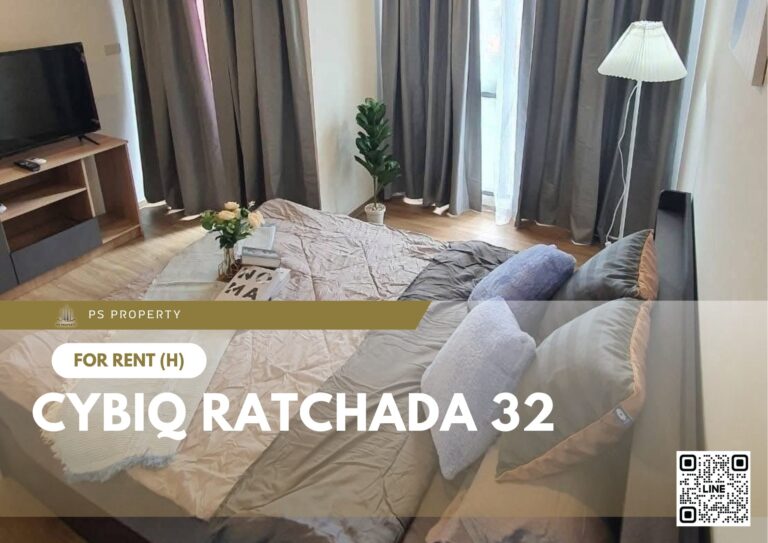 PS70233 – Condo Near BTS PhahonYothin 24 Station For Rent , One bedroom unit at Cybiq Ratchada 32