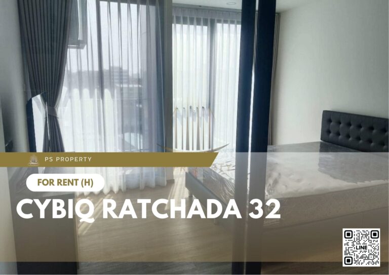 PS46216 – Condo Near BTS PhahonYothin 24 Station For Rent , One bedroom unit at Cybiq Ratchada 32