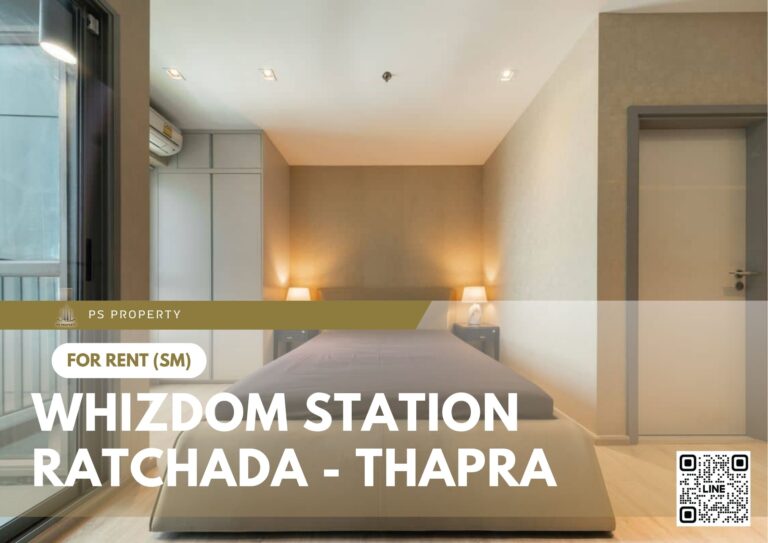PS71969 – Condo Near BTS Talat Phlu Station For Rent , One bedroom unit at Whizdom Station Ratchada – Thapra