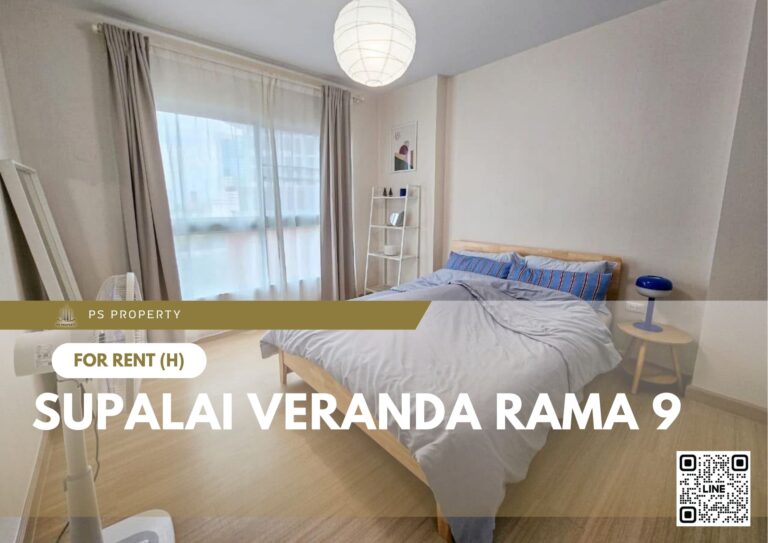 PS62537 – Condo Near MRT Phra Ram 9 Station For Rent , One bedroom unit at Supalai Veranda Rama 9