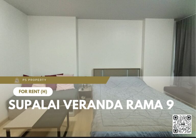 PS60779 – Condo Near MRT Phra Ram 9 Station For Rent , One bedroom unit at Supalai Veranda Rama 9
