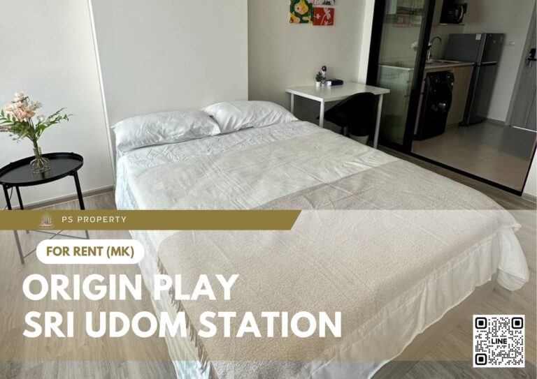 PS67892 – Condo Near MRT Si Udom Station For Rent , One bedroom unit at Origin Play Sri Udom Station