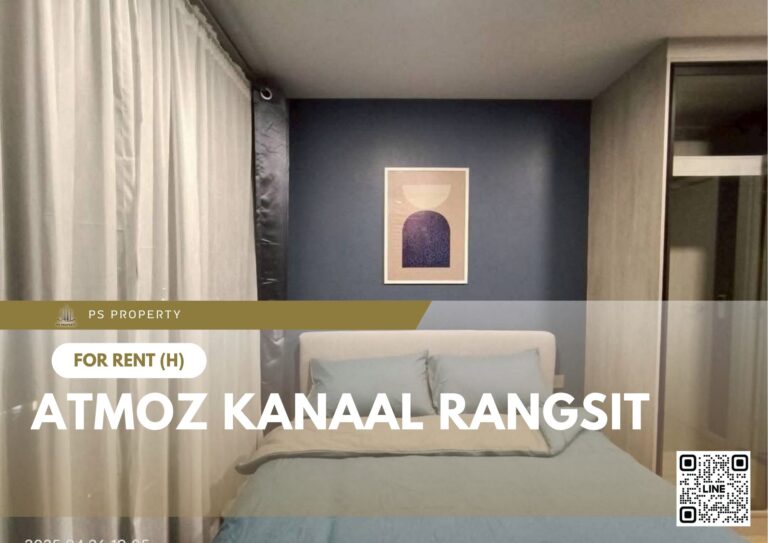 PS72954 – Condo Near SRT Rangsit Station For Rent , One bedroom unit at Atmoz Kanaal Rangsit