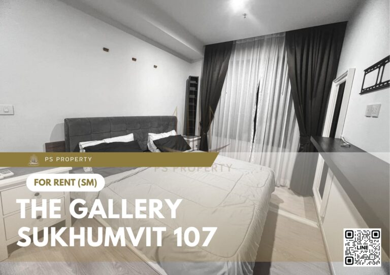 PS39039 – Condo Near BTS Bearing Station For Rent , One bedroom unit at THE GALLERY SUKHUMVIT 107