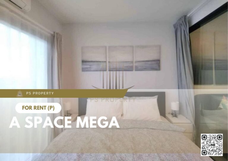 PS31546 – Condo Near BTS Bang na Station For Rent , One bedroom unit at A space mega