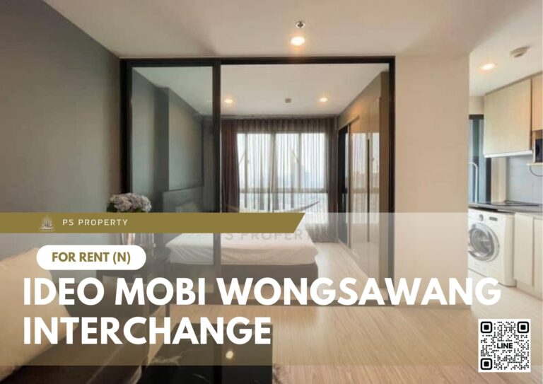 PS15177 – Condo Near MRT Bang Son Station For Rent , One bedroom unit at IDEO Mobi Wongsawang Interchange