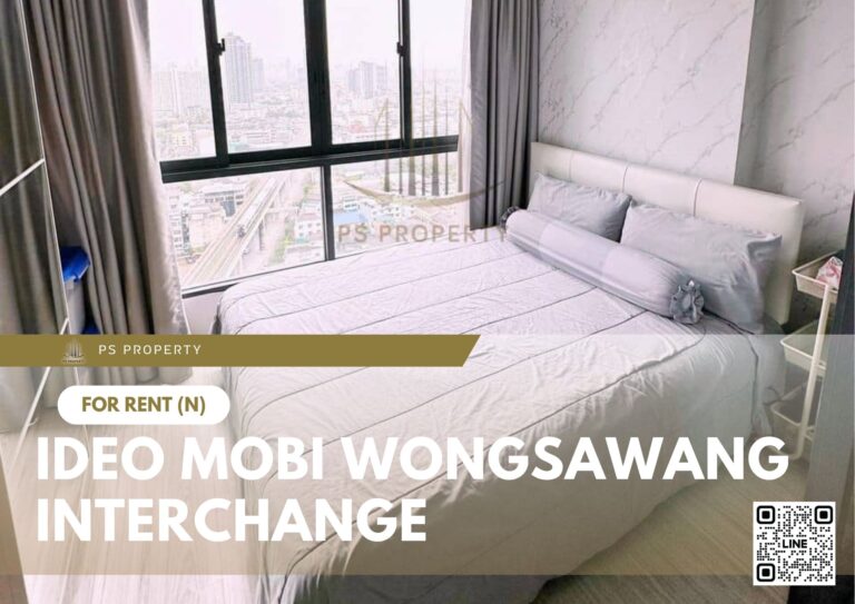 PS31786 – Condo Near MRT Bang Son Station For Rent , One bedroom unit at IDEO Mobi Wongsawang Interchange