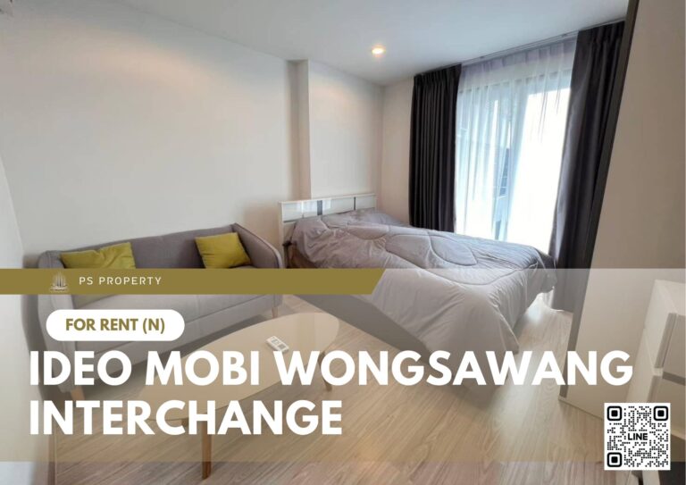 PS56852 – Condo Near MRT Bang Son Station For Rent , One bedroom unit at IDEO Mobi Wongsawang Interchange
