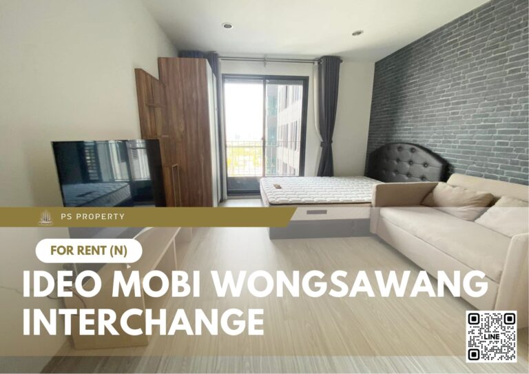 PS63412 – Condo Near MRT Bang Son Station For Rent , One bedroom unit at IDEO Mobi Wongsawang Interchange