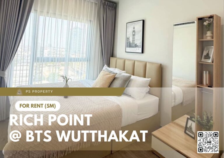 PS61061 – Condo Near BTS Wutthakat Station For Rent , One bedroom unit at Rich Point @ BTS Wutthakat