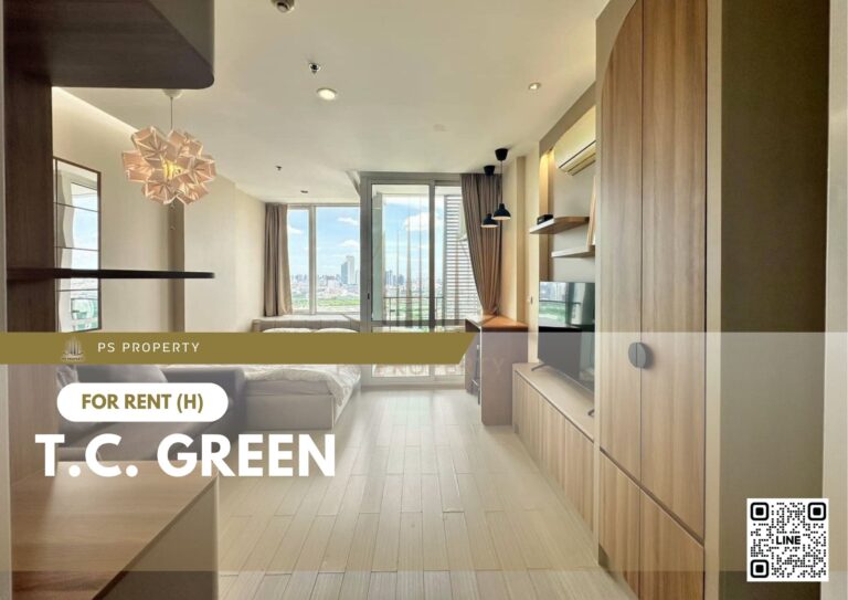 PS37488 – Condo Near MRT Phra Ram 9 Station For Rent , One bedroom unit at T.C. Green
