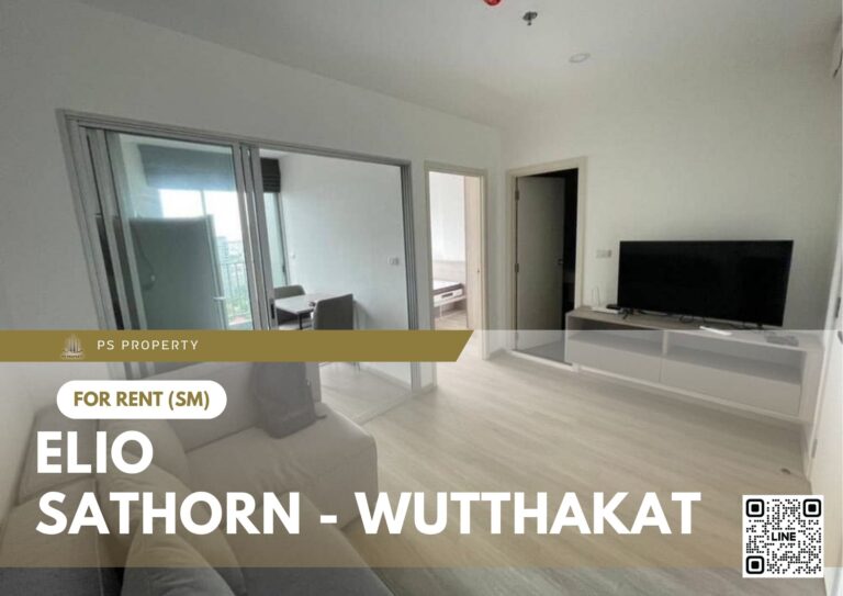 PS72057 – Condo Near BTS Wutthakat Station For Rent , One bedroom unit at Elio Sathorn – Wutthakat