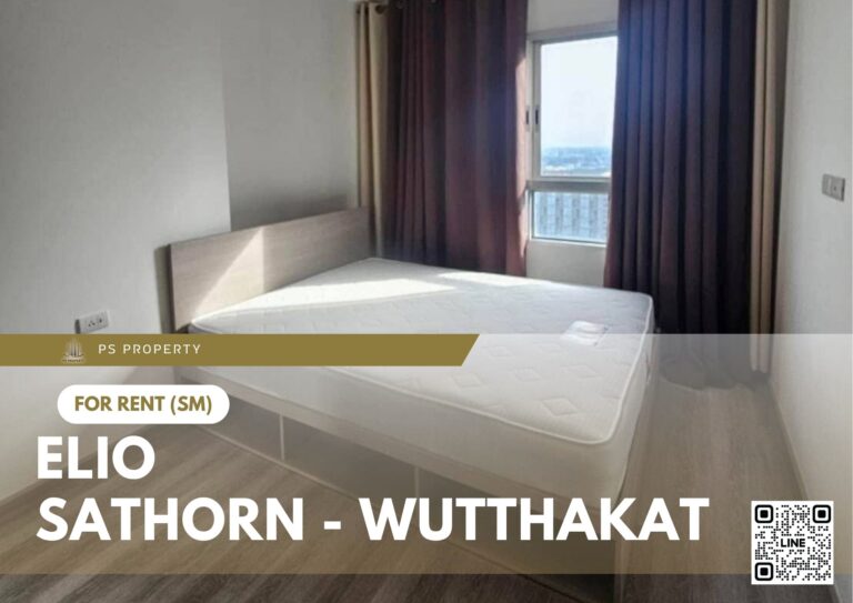 PS71435 – Condo Near BTS Wutthakat Station For Rent , One bedroom unit at Elio Sathorn – Wutthakat