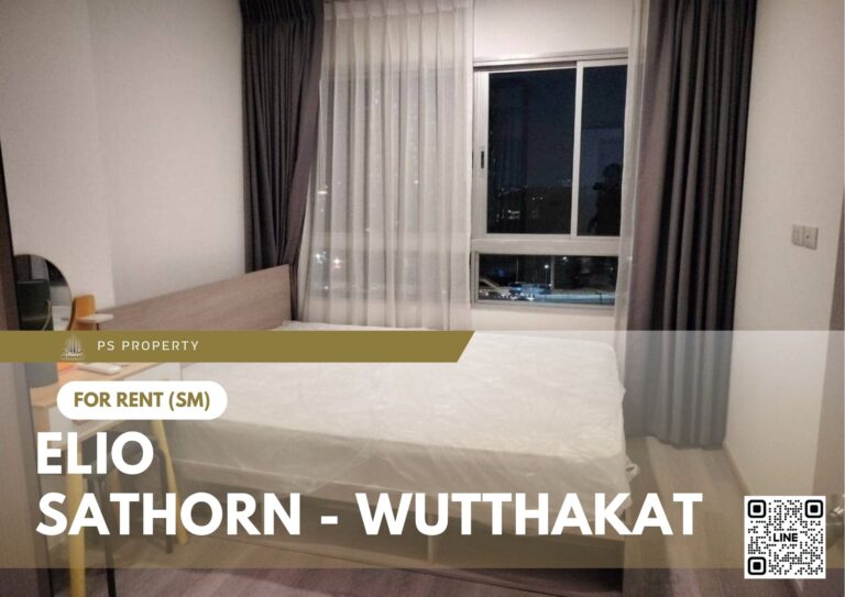 PS61093 – Condo Near BTS Wutthakat Station For Rent , One bedroom unit at Elio Sathorn – Wutthakat