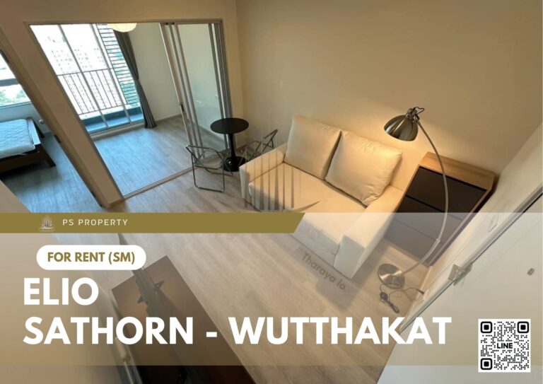 PS44097 – Condo Near BTS Wutthakat Station For Rent , One bedroom unit at Elio Sathorn – Wutthakat