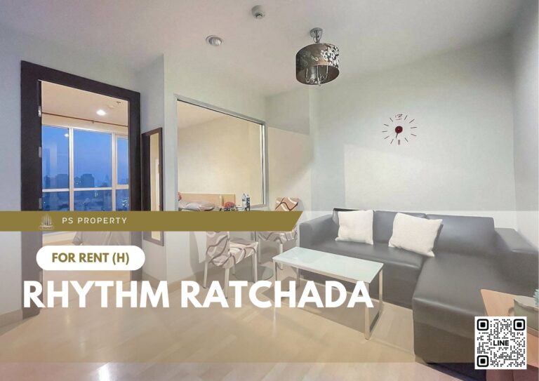 PS70931 – Condo Near MRT Ratchadaphisek Station For Rent , One bedroom unit at Rhythm Ratchada