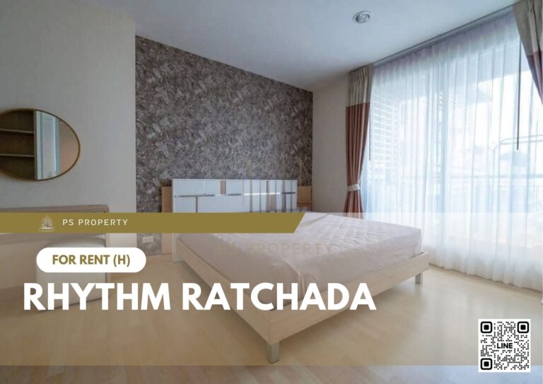 PS51672 – Condo Near MRT Ratchadaphisek Station For Rent , One bedroom unit at Rhythm Ratchada
