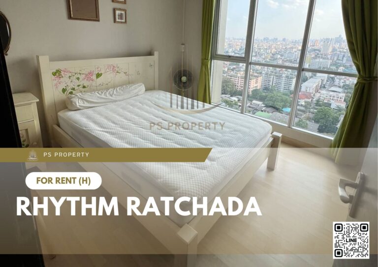 PS46687 – Condo Near MRT Ratchadaphisek Station For Rent , One bedroom unit at Rhythm Ratchada