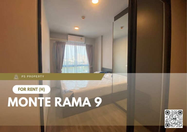 PS65281 – Condo Near ARL Ramkhamhaeng Station For Rent , One bedroom unit at Monte Rama 9