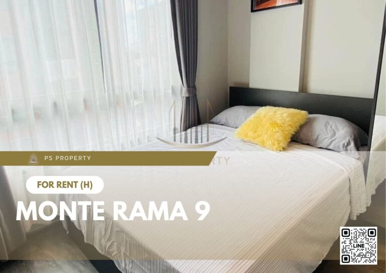 PS25824 – Condo Near ARL Ramkhamhaeng Station For Rent , One bedroom unit at Monte Rama 9