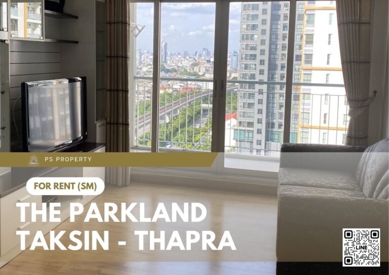 PS72442 – Condo Near BTS Talat Phlu Station For Rent , Two bedroom unit at The Parkland Taksin – Thapra