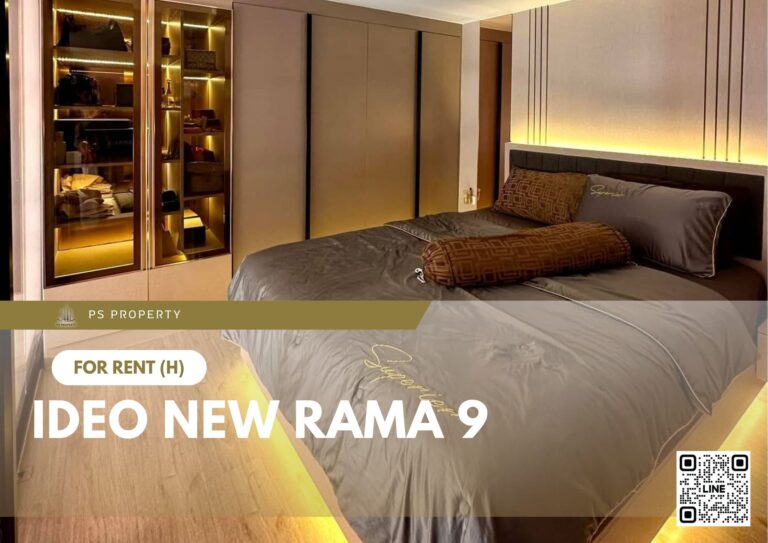 PS62308 – Condo Near ARL Ramkhamhaeng Station For Rent , One bedroom unit at IDEO New Rama 9