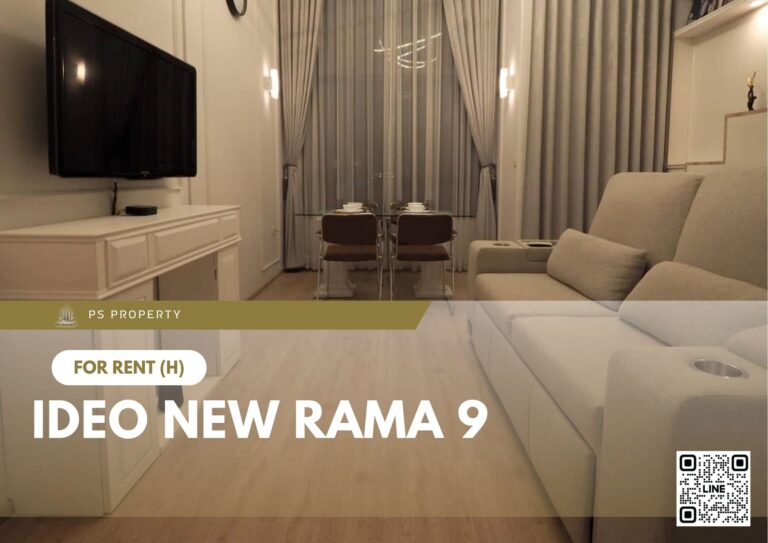 PS59580 – Condo Near ARL Ramkhamhaeng Station For Rent , One bedroom unit at IDEO New Rama 9