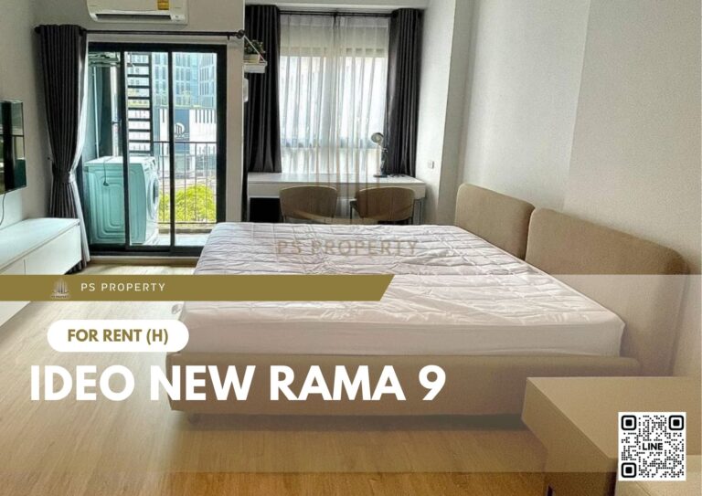 PS32797 – Condo Near ARL Ramkhamhaeng Station For Rent , One bedroom unit at IDEO New Rama 9