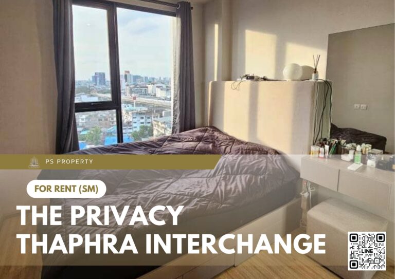 PS75193 – Condo Near MRT Tha Phra Station For Rent , One bedroom unit at The Privacy Thaphra Interchange