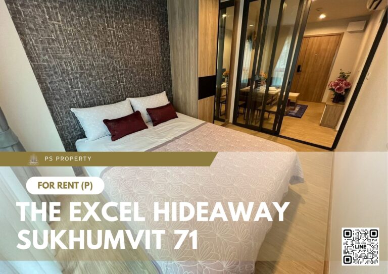PS73453 – Condo Near BTS Phra Khanong Station For Rent , One bedroom unit at The Excel Hideaway Sukhumvit 71