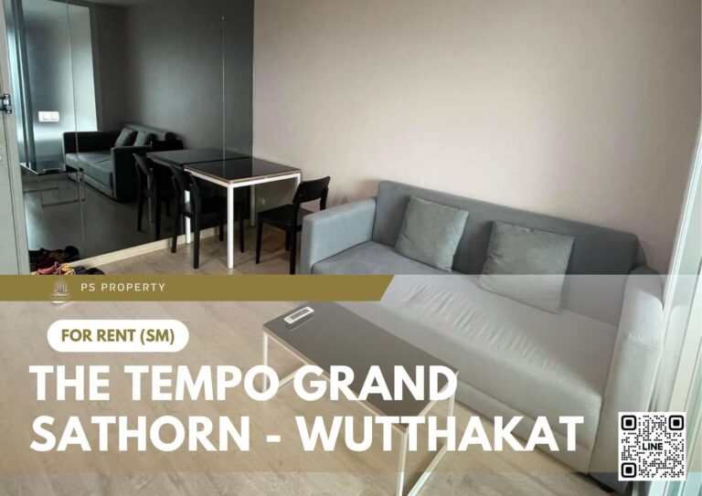 PS76039 – Condo Near BTS Wutthakat Station For Rent , One bedroom unit at The Tempo Grand Sathorn – Wutthakat