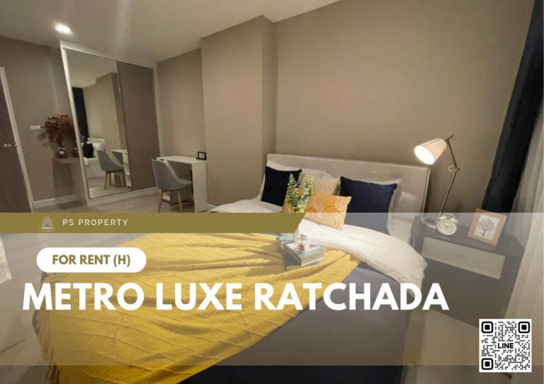 PS76029 – Condo Near MRT Sutthisan Station For Rent , One bedroom unit at Metro Luxe Ratchada