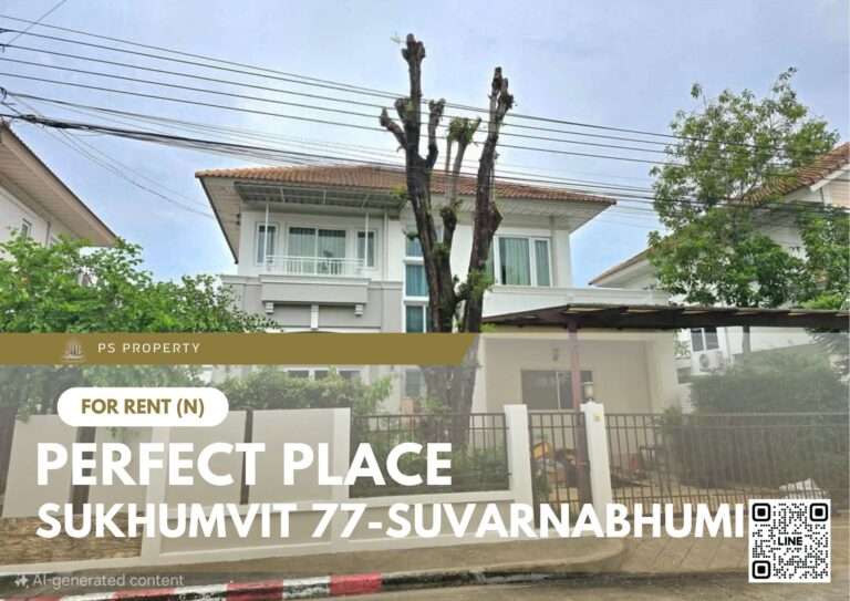 PS74572 – House Near ARL Lat Krabang Station For Rent , at Perfect Place Sukhumvit 77-Suvarnabhumi