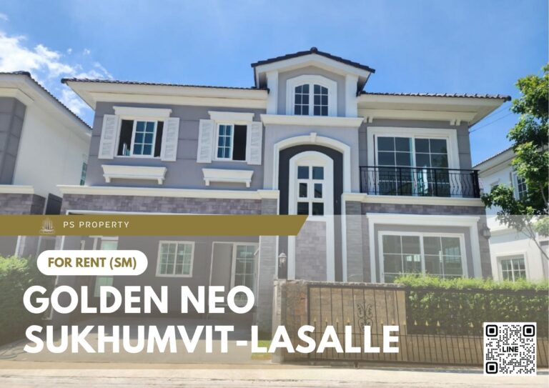 PS77135 – House Near BTS Bang na Station For Rent , at Golden Neo Sukhumvit-Lasalle
