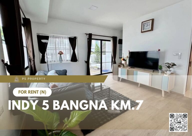 PS76128 – House Near BTS Bang na Station For Rent , at Indy 5 Bangna Km.7
