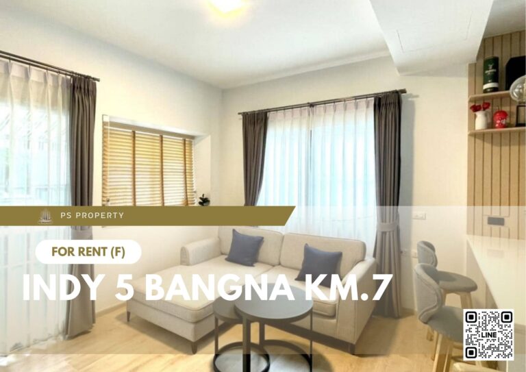 PS71025 – House Near BTS Bang na Station For Rent , at Indy 5 Bangna Km.7