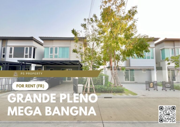 PS54989 – House Near BTS Bang na Station For Rent , at Grande Pleno Mega Bangna
