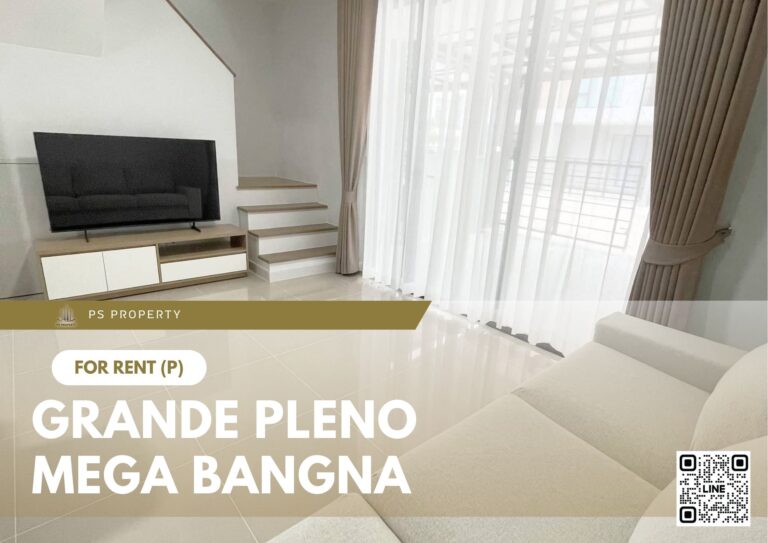 PS73017 – House Near BTS Bang na Station For Rent , at Grande Pleno Mega Bangna