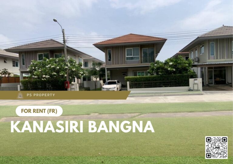 PS55013 – House Near ARL Lat Krabang Station For Rent , at Kanasiri Bangna
