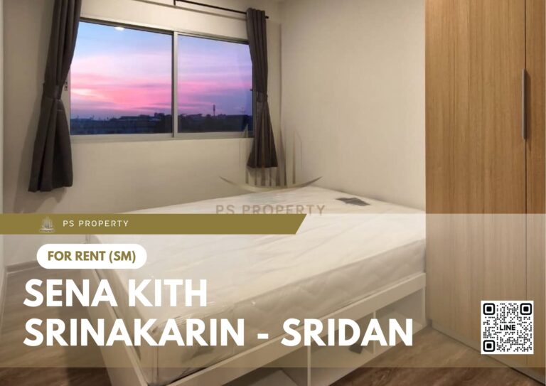 PS13090 – Condo Near MRT Si Dan Station For Rent , One bedroom unit at Sena Kith Srinakarin – Sridan