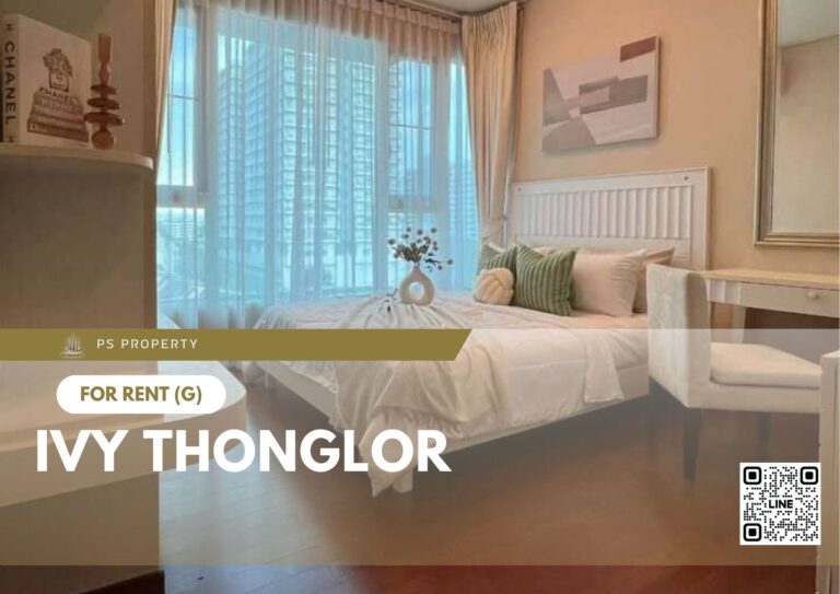 PS63728 – Condo Near BTS Thong Lo Station For Rent , Two bedroom unit at Ivy Thonglor
