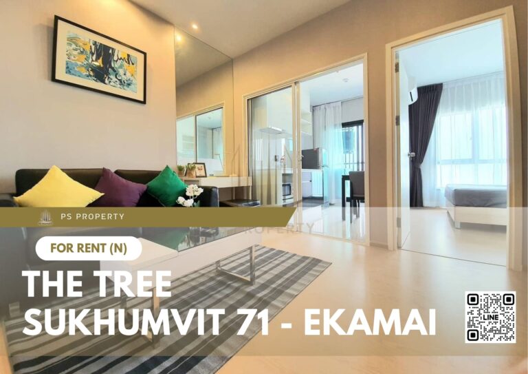 PS11380 – Condo Near ARL Ramkhamhaeng Station For Rent , One bedroom unit at The Tree Sukhumvit 71 – Ekamai